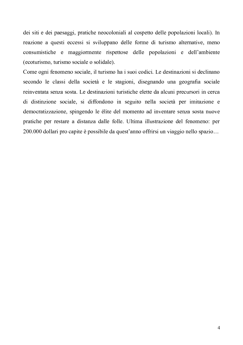 Anteprima della tesi: Dal Grand Tour al turismo alternativo: le nuove frontiere del viaggio, Pagina 2