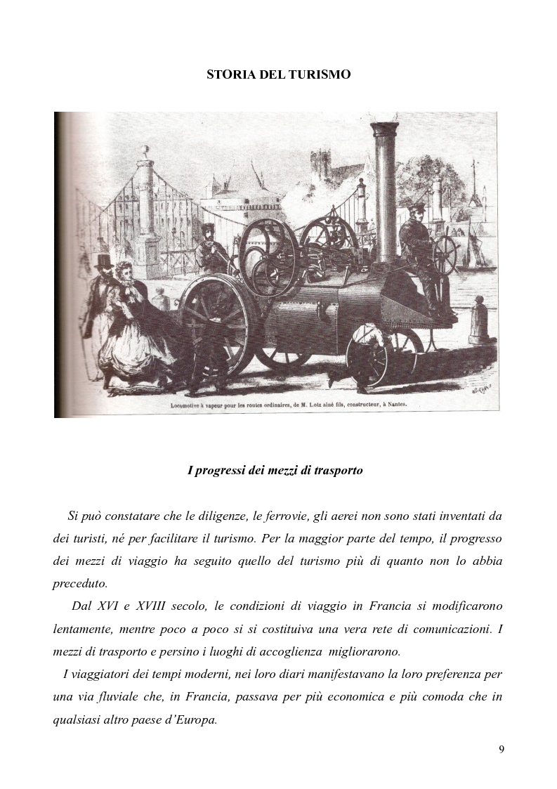 Anteprima della tesi: Dal Grand Tour al turismo alternativo: le nuove frontiere del viaggio, Pagina 7