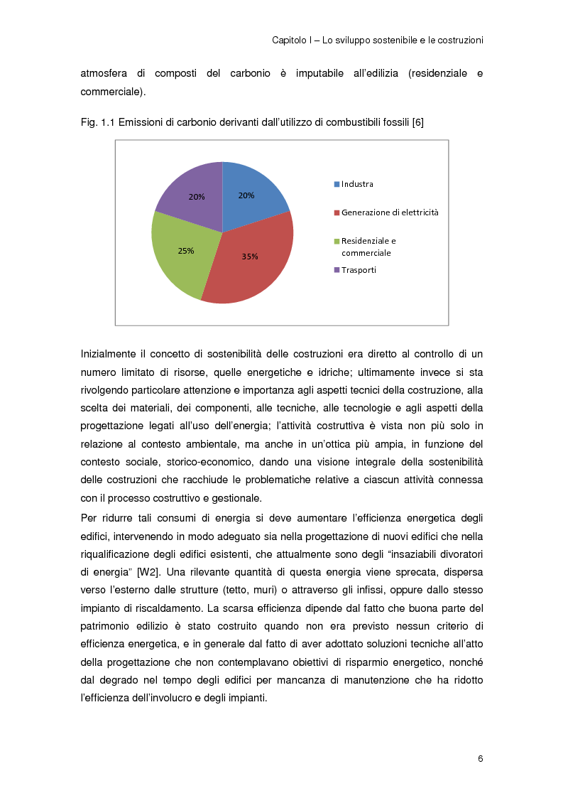 Anteprima della tesi: Risparmio energetico nell'edilizia residenziale: materiali e tecnologie, Pagina 5