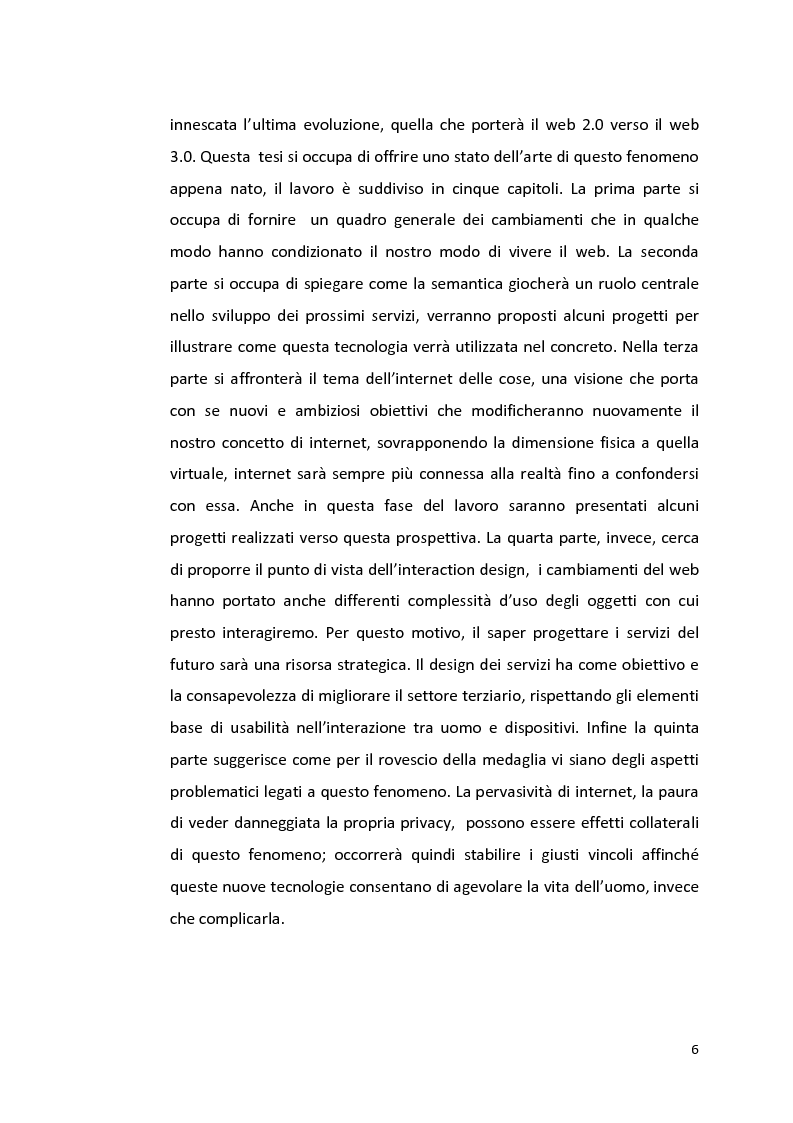 Anteprima della tesi: Web 3.0 Internet of services: uno stato dell'arte, Pagina 2