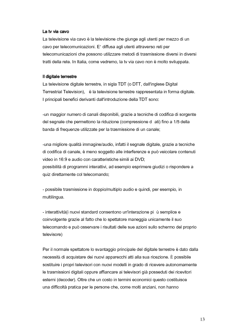 Anteprima della tesi: Il marketing della pay-tv tra Italia e Spagna, Pagina 10