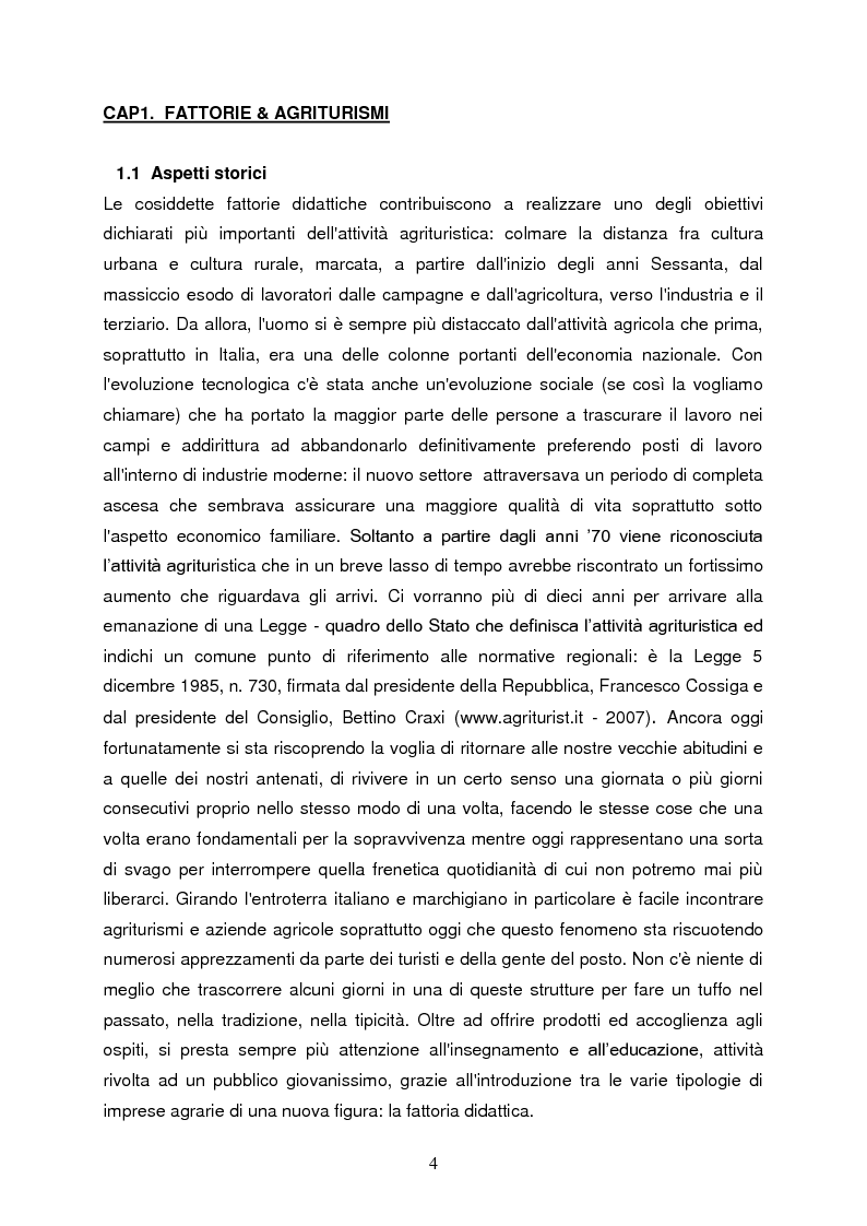 Anteprima della tesi: Le fattorie didattiche, Pagina 3
