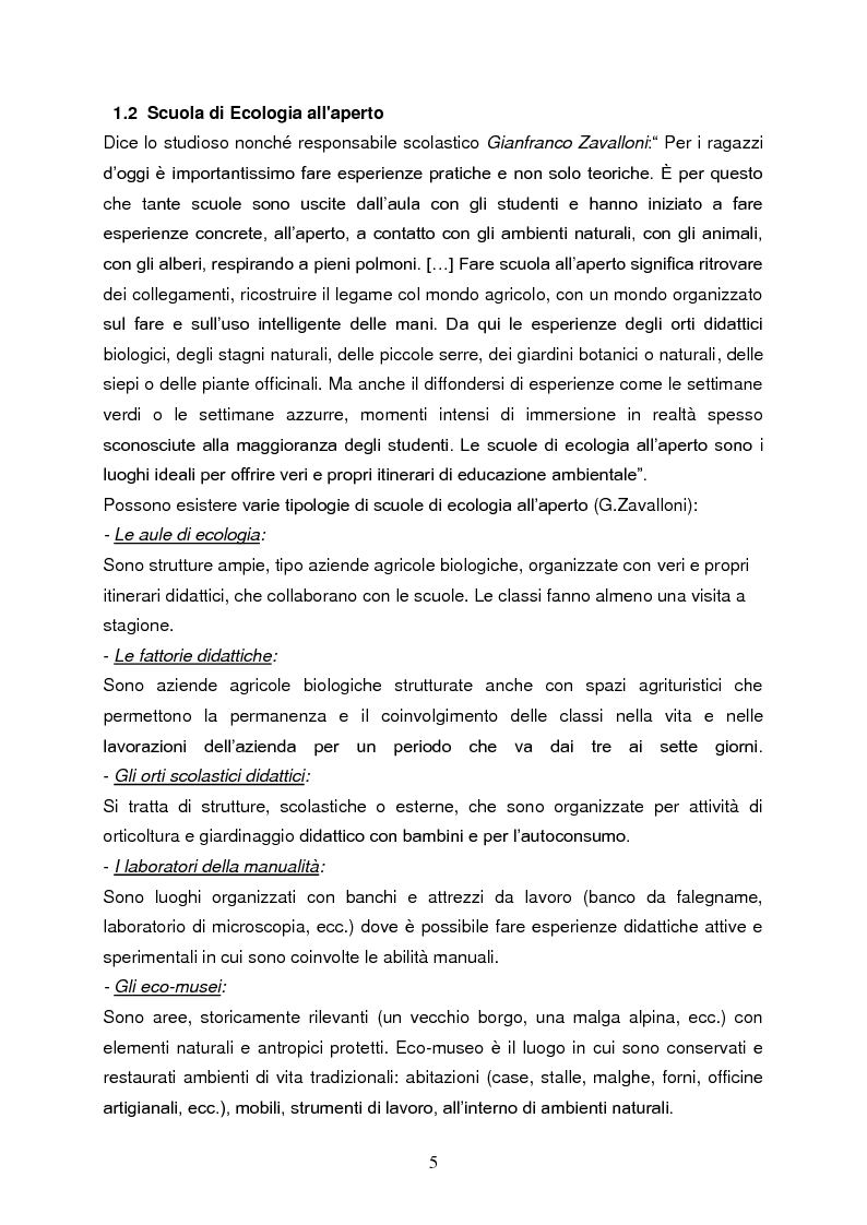 Anteprima della tesi: Le fattorie didattiche, Pagina 4