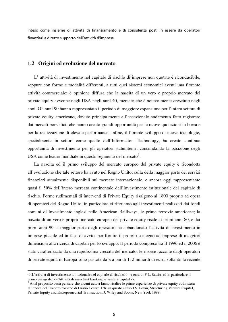 Anteprima della tesi: Il Private Equity nelle imprese in crisi: il caso Ferretti, Pagina 3