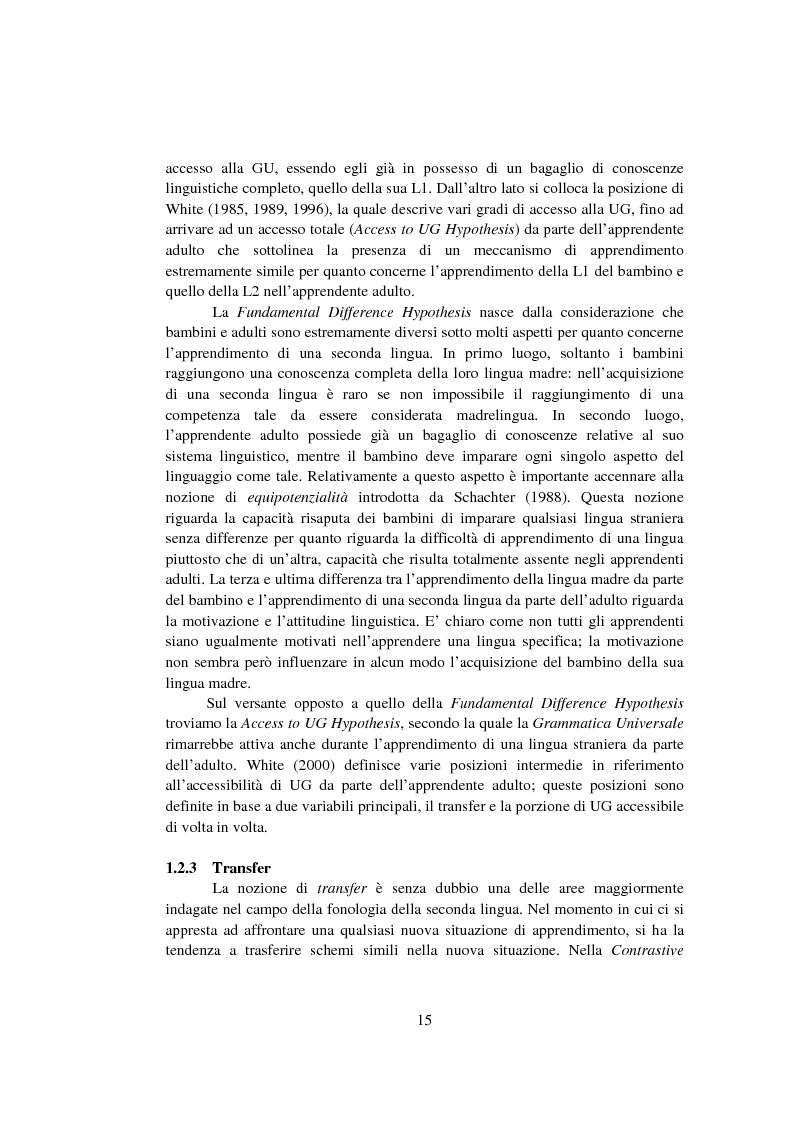 Anteprima della tesi: Strategie di acquisizione nell'italiano dei cinesi, Pagina 10