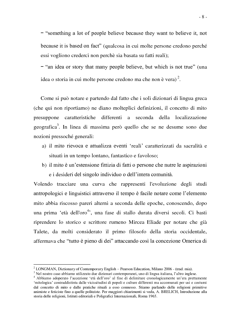 Anteprima della tesi: Joseph Conrad e il Mito del Viaggio. Nostromo e Heart of Darkness tra letteratura e cinema, Pagina 8