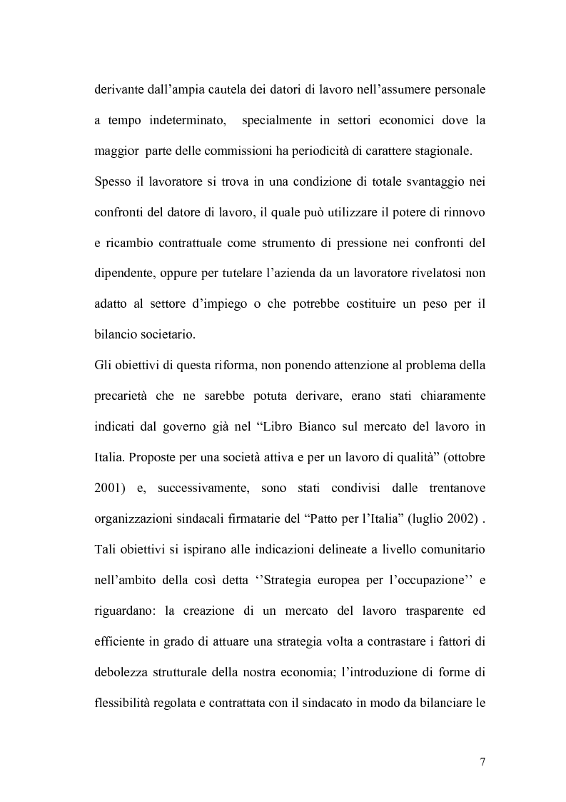 Anteprima della tesi: L'apprendistato nella legislazione nazionale e regionale, Pagina 6