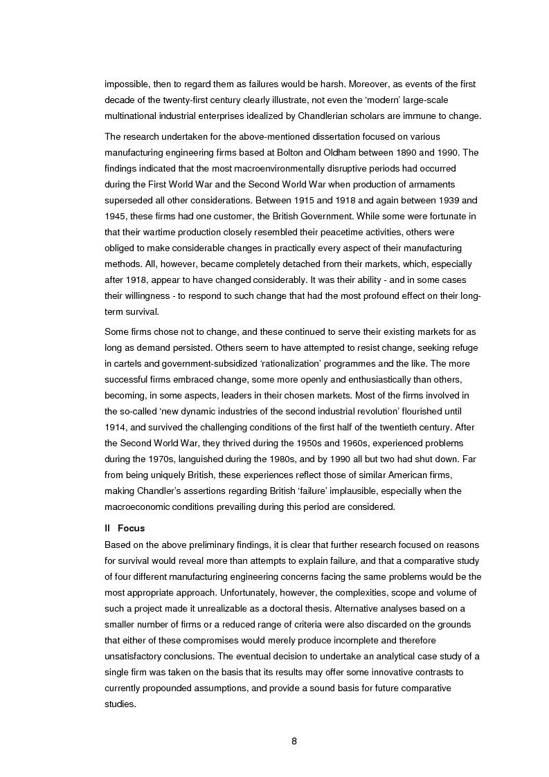 Anteprima della tesi: L. Gardner and Sons Limited: The History of a British Industrial Firm. A Study with Special Reference to Markets, Workplace Industrial Relations, and Manufacturing Engineering Technology, 1955 – 1986, Pagina 3