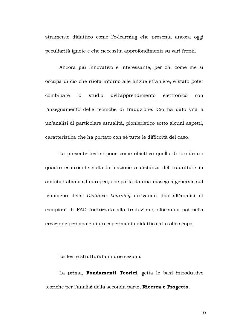 Anteprima della tesi: La formazione a distanza del traduttore, Pagina 4