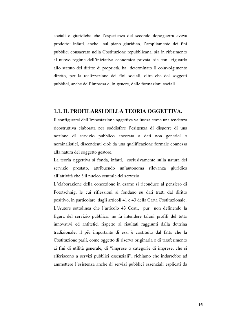 Anteprima della tesi: Il settore dell'energia elettrica tra obblighi di servizio pubblico e concorrenza, Pagina 10