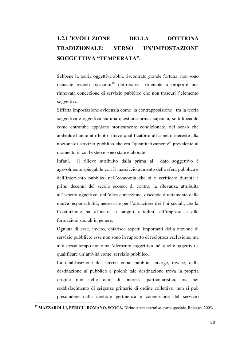 Anteprima della tesi: Il settore dell'energia elettrica tra obblighi di servizio pubblico e concorrenza, Pagina 14