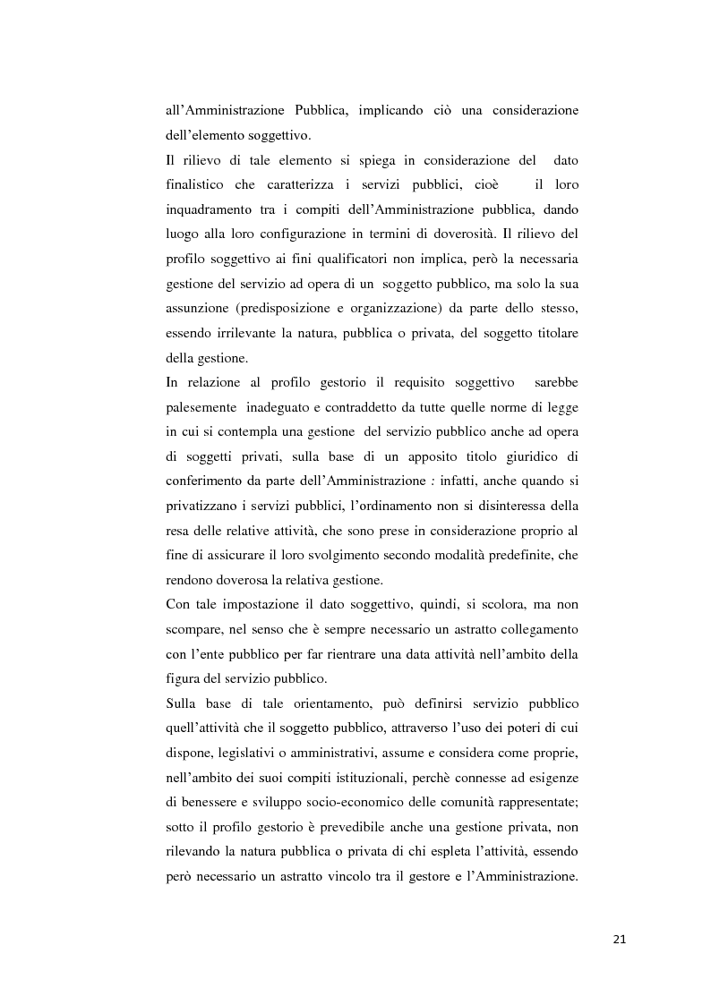 Anteprima della tesi: Il settore dell'energia elettrica tra obblighi di servizio pubblico e concorrenza, Pagina 15