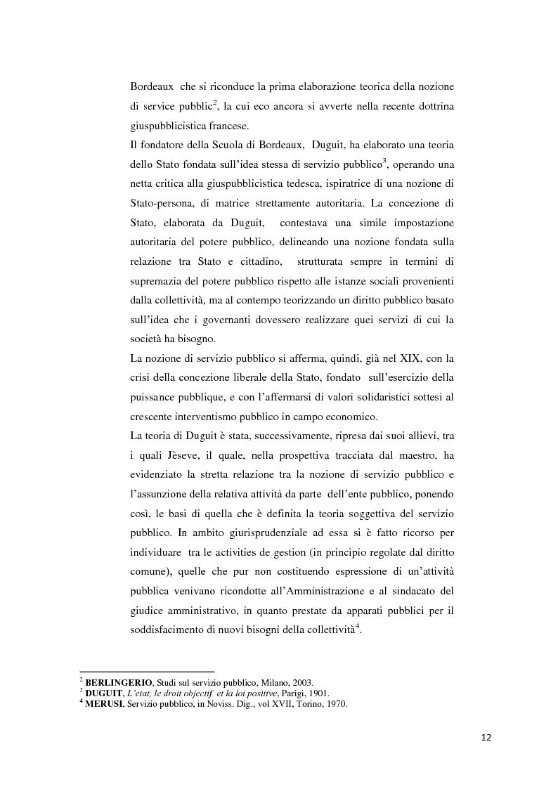 Anteprima della tesi: Il settore dell'energia elettrica tra obblighi di servizio pubblico e concorrenza, Pagina 6