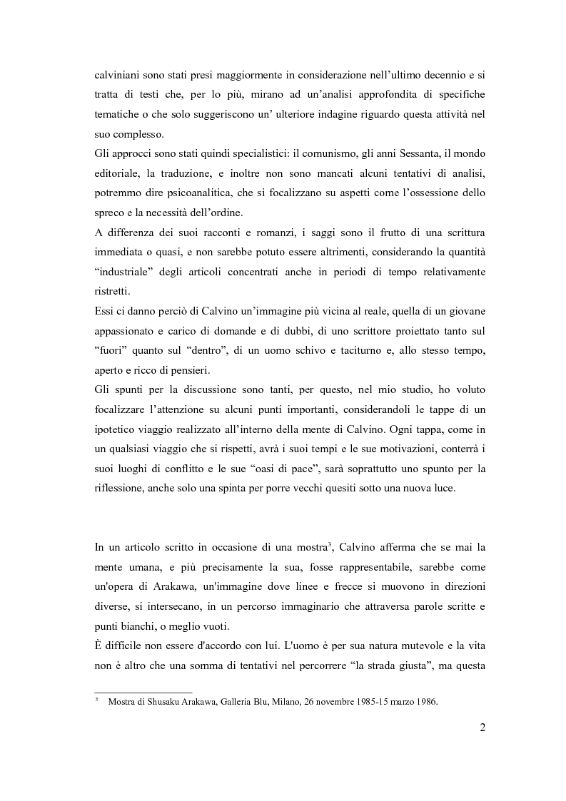 Anteprima della tesi: I sentieri di Italo Calvino, Pagina 2