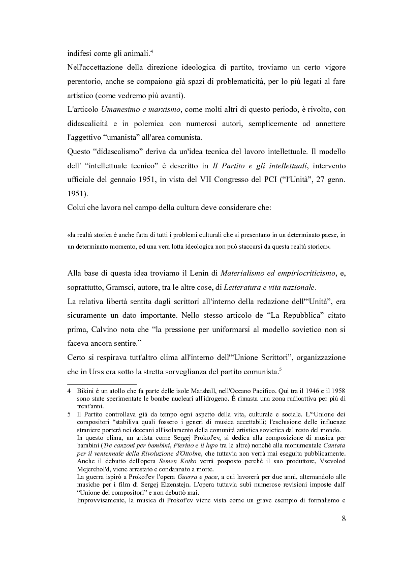 Anteprima della tesi: I sentieri di Italo Calvino, Pagina 8