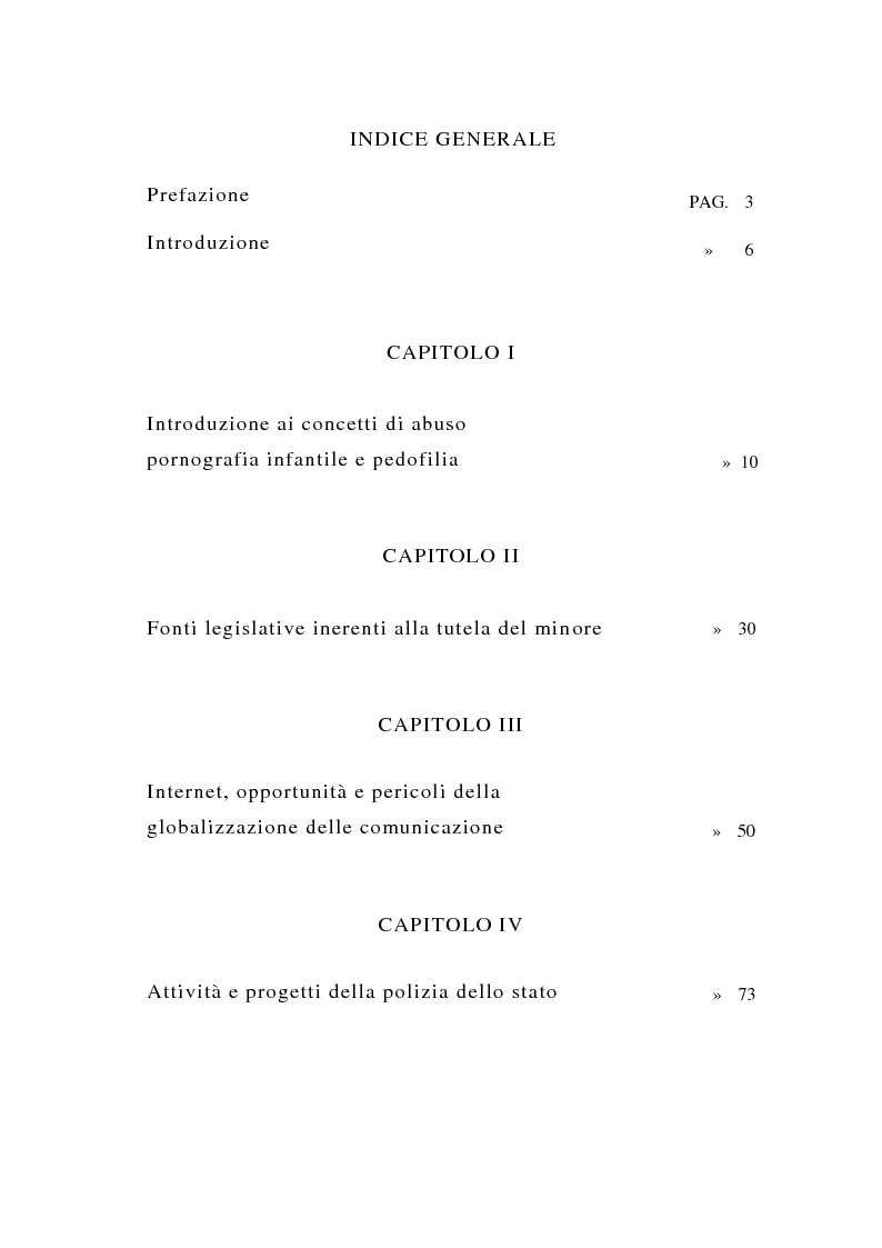 Indice della tesi: La tutela del minore nell’ottica dell’evoluzione del processo telematico: profili normativi e risvolti psicologici, Pagina 1
