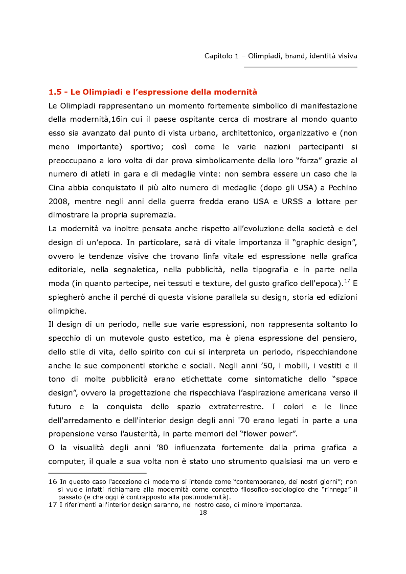 Anteprima della tesi: L'olimpiade come marca. Identità visiva e strategie di brand da Tokyo 1964 a Londra 2012., Pagina 14
