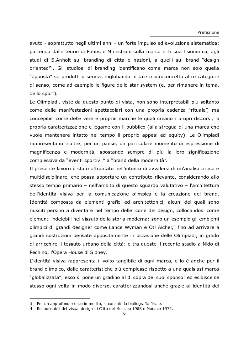Anteprima della tesi: L'olimpiade come marca. Identità visiva e strategie di brand da Tokyo 1964 a Londra 2012., Pagina 2