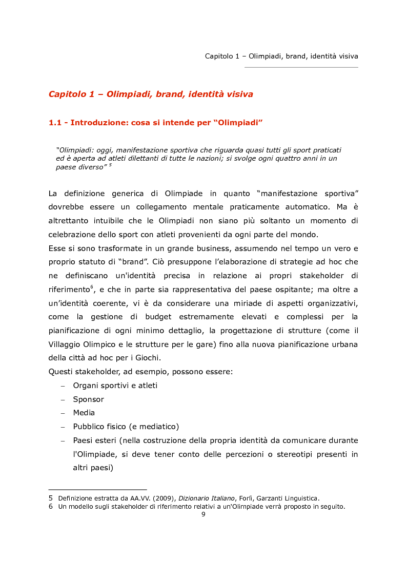 Anteprima della tesi: L'olimpiade come marca. Identità visiva e strategie di brand da Tokyo 1964 a Londra 2012., Pagina 5