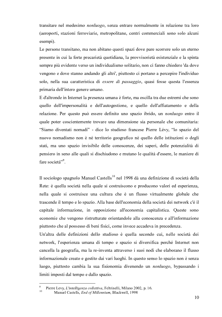 Anteprima della tesi: Blog e social network - Mediamorfosi dell'identità, Pagina 8