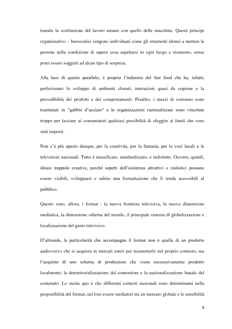 Anteprima della tesi: Il Format: un nuovo ''bene'' in cerca d'autore, Pagina 3