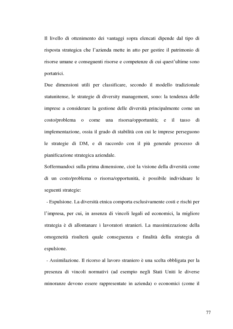 Estratto dalla tesi: Gestione delle risorse umane in azienda e Management multiculturale