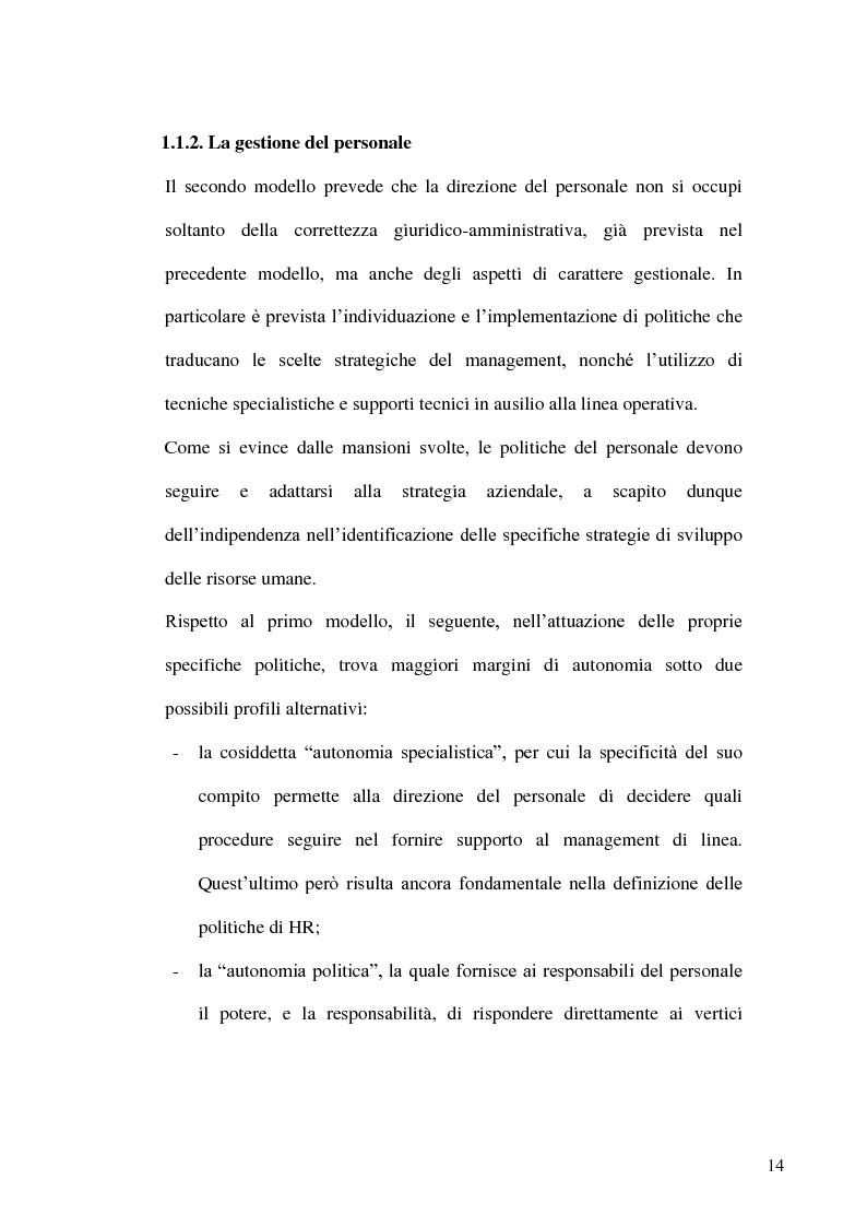 Anteprima della tesi: Gestione delle risorse umane in azienda e Management multiculturale, Pagina 11
