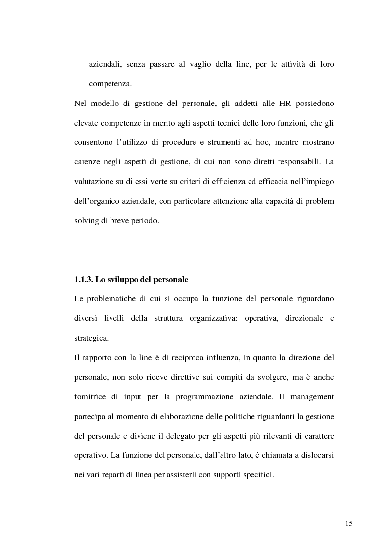 Anteprima della tesi: Gestione delle risorse umane in azienda e Management multiculturale, Pagina 12