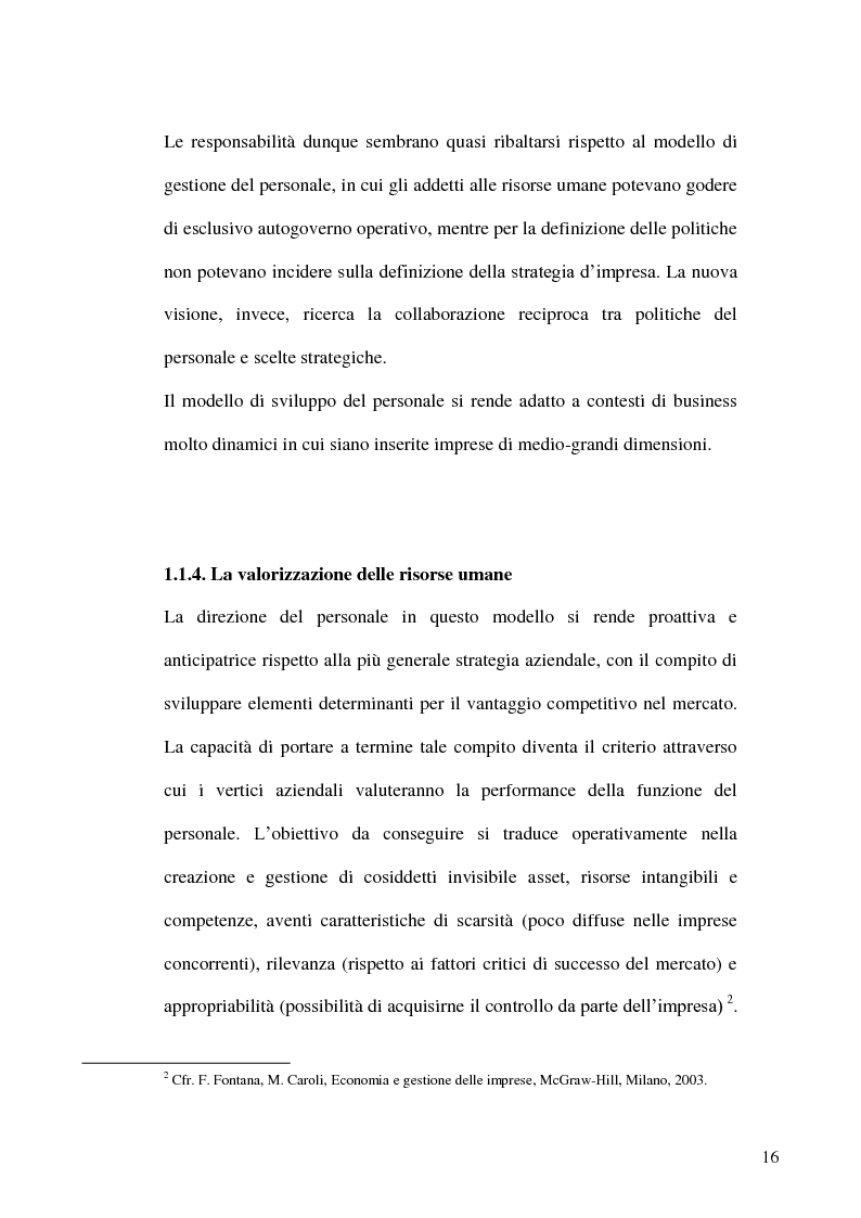 Anteprima della tesi: Gestione delle risorse umane in azienda e Management multiculturale, Pagina 13