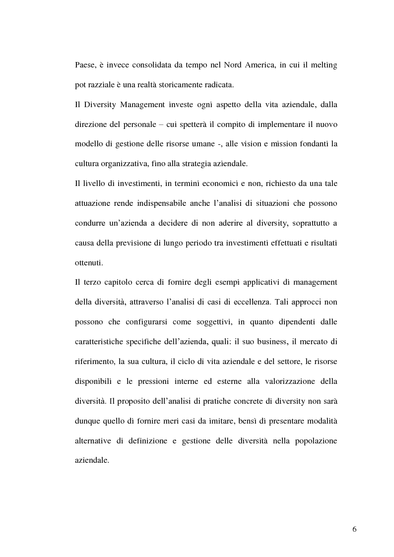 Anteprima della tesi: Gestione delle risorse umane in azienda e Management multiculturale, Pagina 3