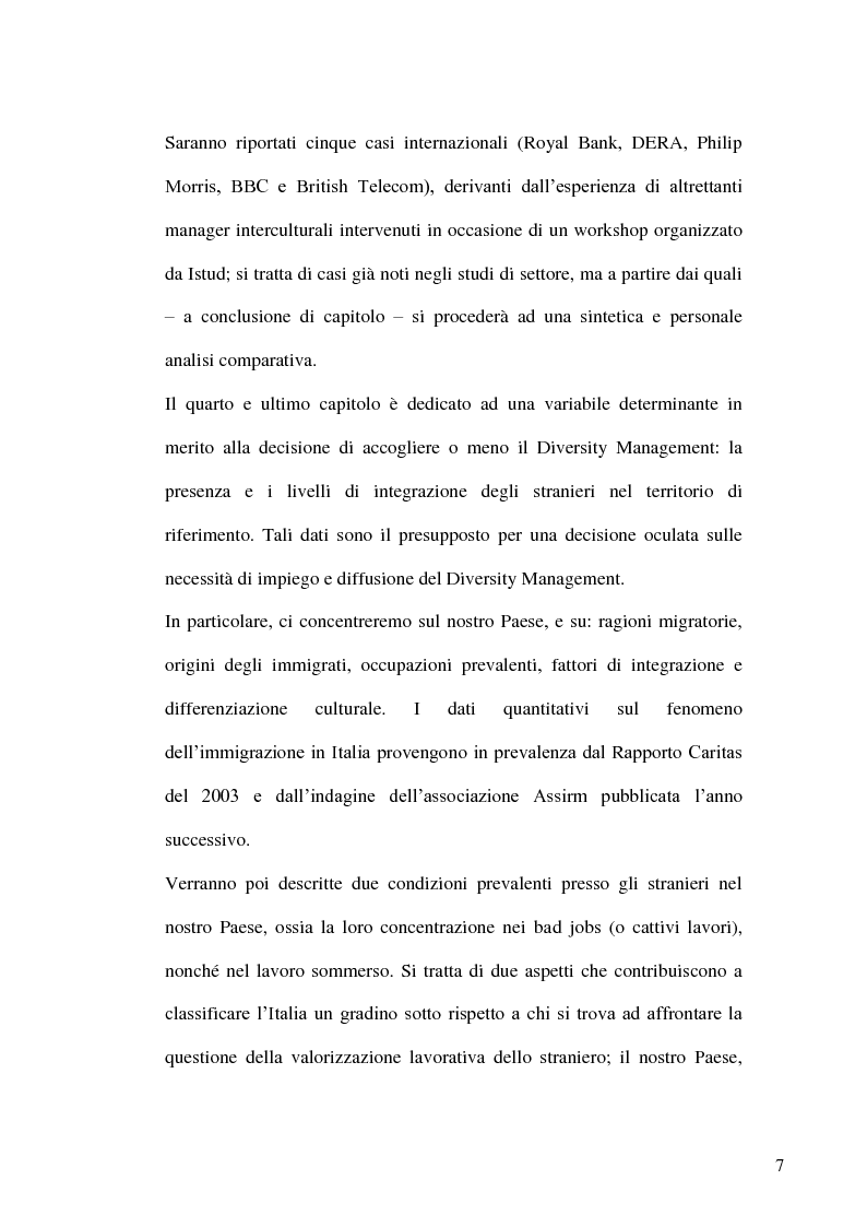Anteprima della tesi: Gestione delle risorse umane in azienda e Management multiculturale, Pagina 4