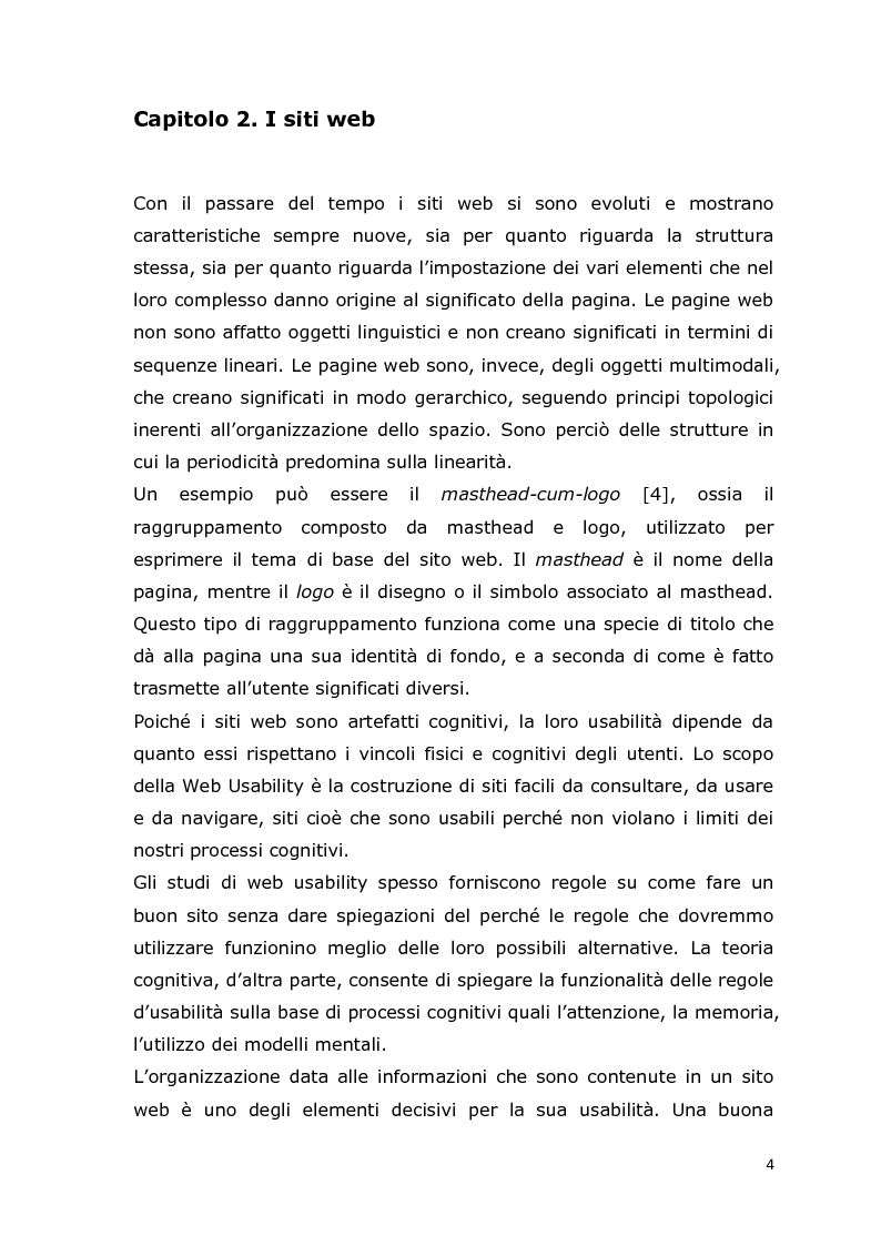 Anteprima della tesi: MCA Web Browser: indagine conoscitiva sulla valutazione di un sistema di supporto informatico agli studenti del corso CIM, Pagina 4