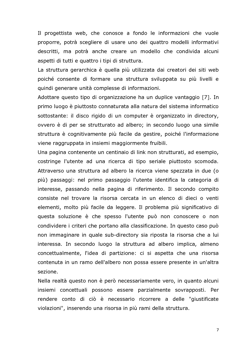 Anteprima della tesi: MCA Web Browser: indagine conoscitiva sulla valutazione di un sistema di supporto informatico agli studenti del corso CIM, Pagina 7