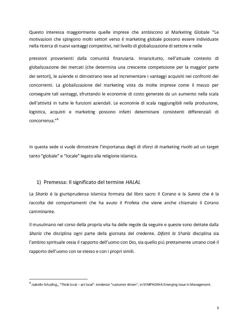 Anteprima della tesi: Marketing Halal, Pagina 2