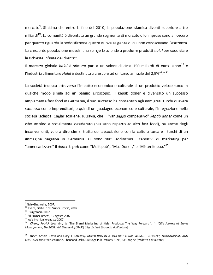 Anteprima della tesi: Marketing Halal, Pagina 4