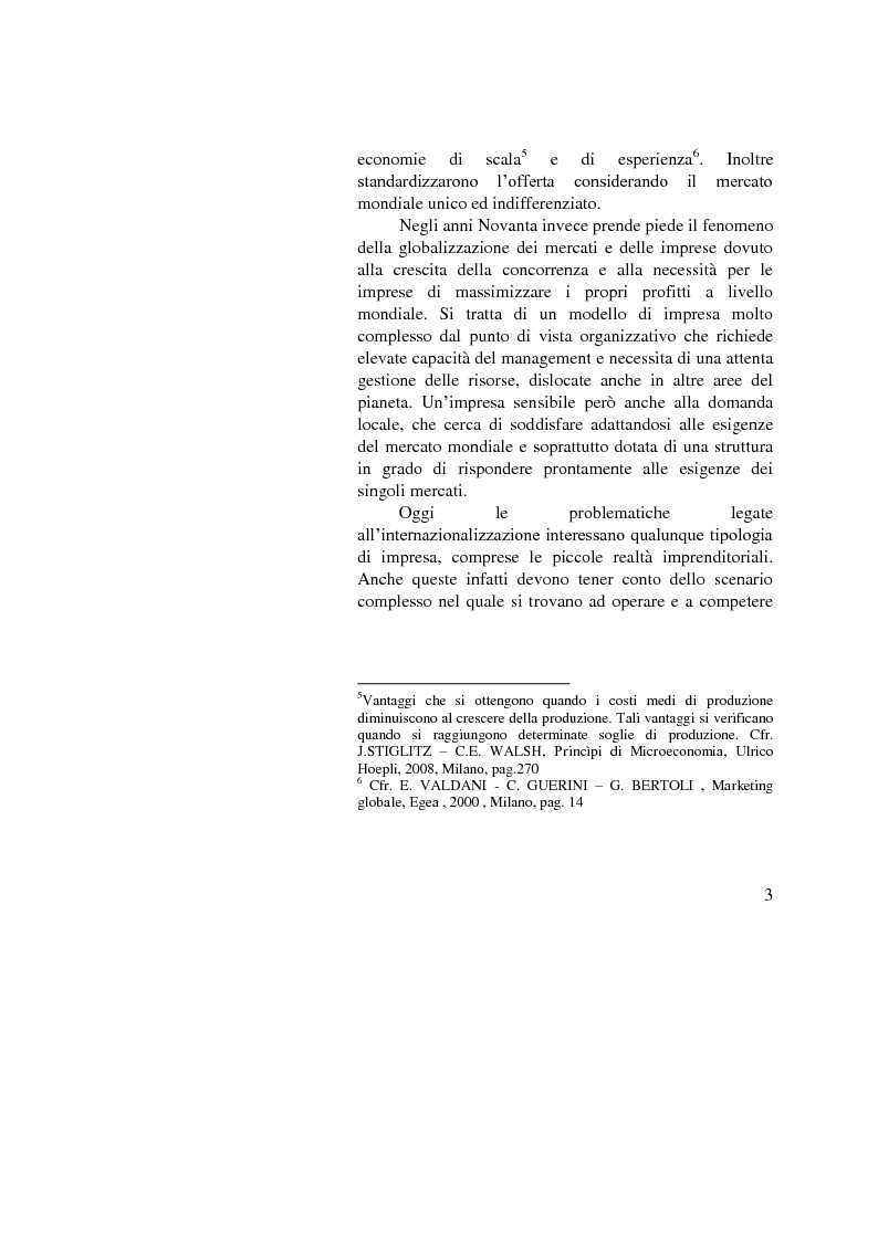 Anteprima della tesi: Il ruolo dell'importatore in uno scenario globale, Pagina 3