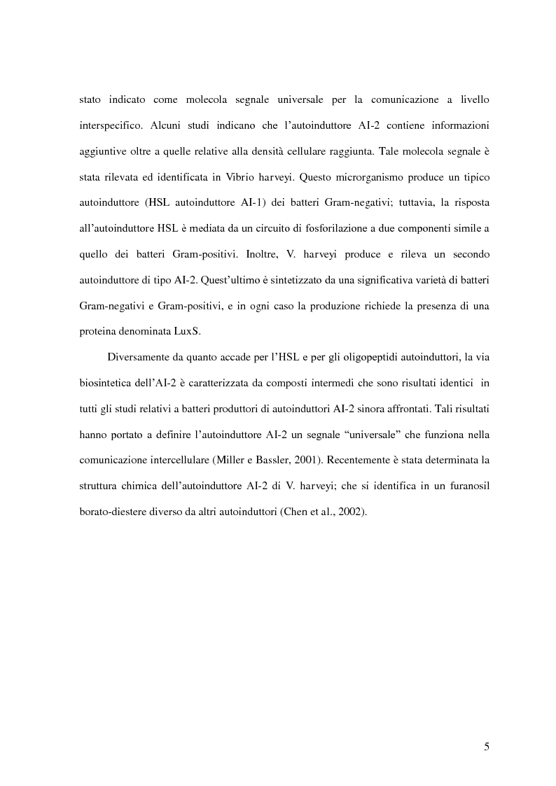 Anteprima della tesi: Comunicazione cellulare nei batteri lattici degli alimenti, Pagina 3