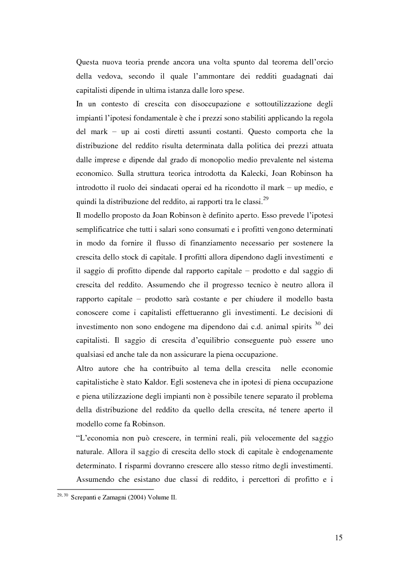Estratto dalla tesi: La distribuzione del reddito dentro e tra le classi sociali: un confronto internazionale