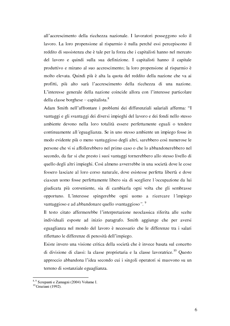 Anteprima della tesi: La distribuzione del reddito dentro e tra le classi sociali: un confronto internazionale, Pagina 6