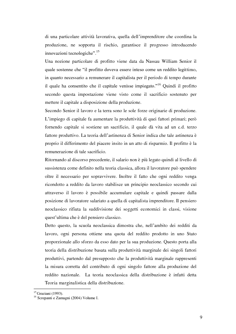 Anteprima della tesi: La distribuzione del reddito dentro e tra le classi sociali: un confronto internazionale, Pagina 9
