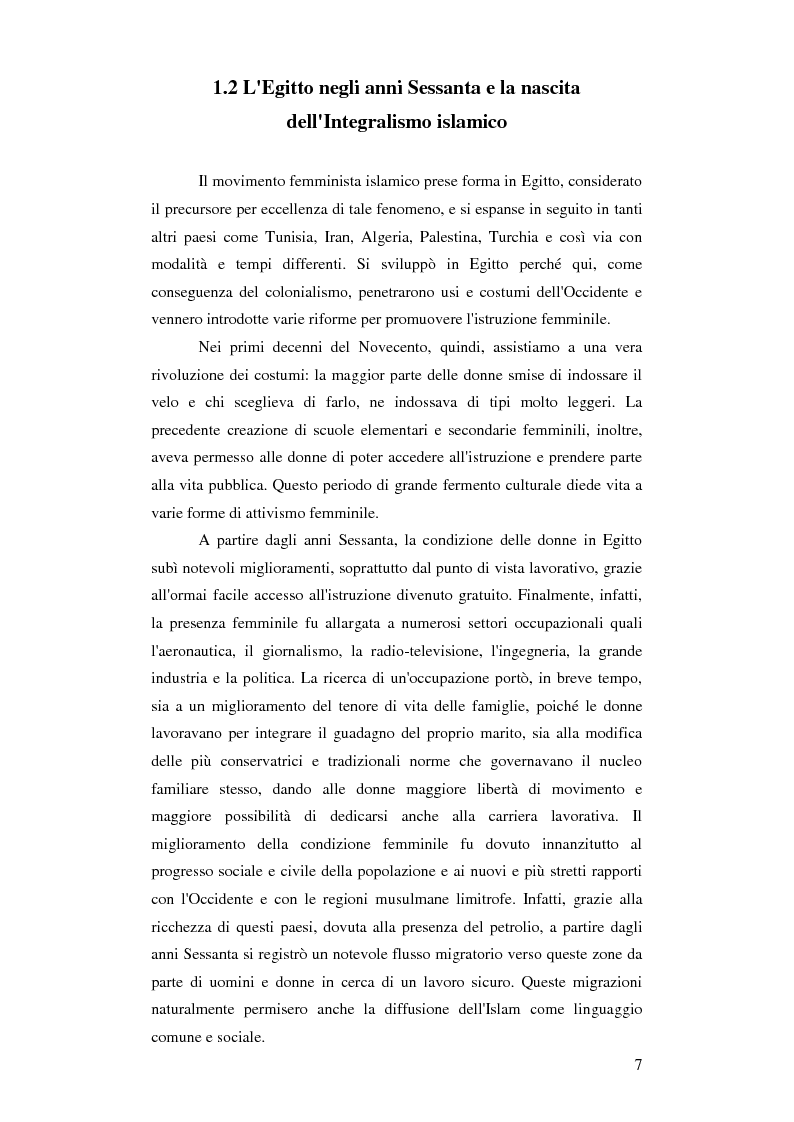 Anteprima della tesi: Femminismi Islamici: una tesi comparativa tra storie e memorie., Pagina 8