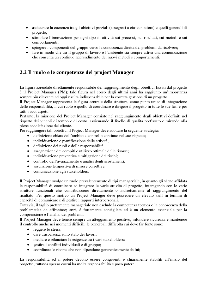 Anteprima della tesi: La gestione dei progetti d'ingegneria: applicazione alla costruzione di una galleria ferroviaria, Pagina 4