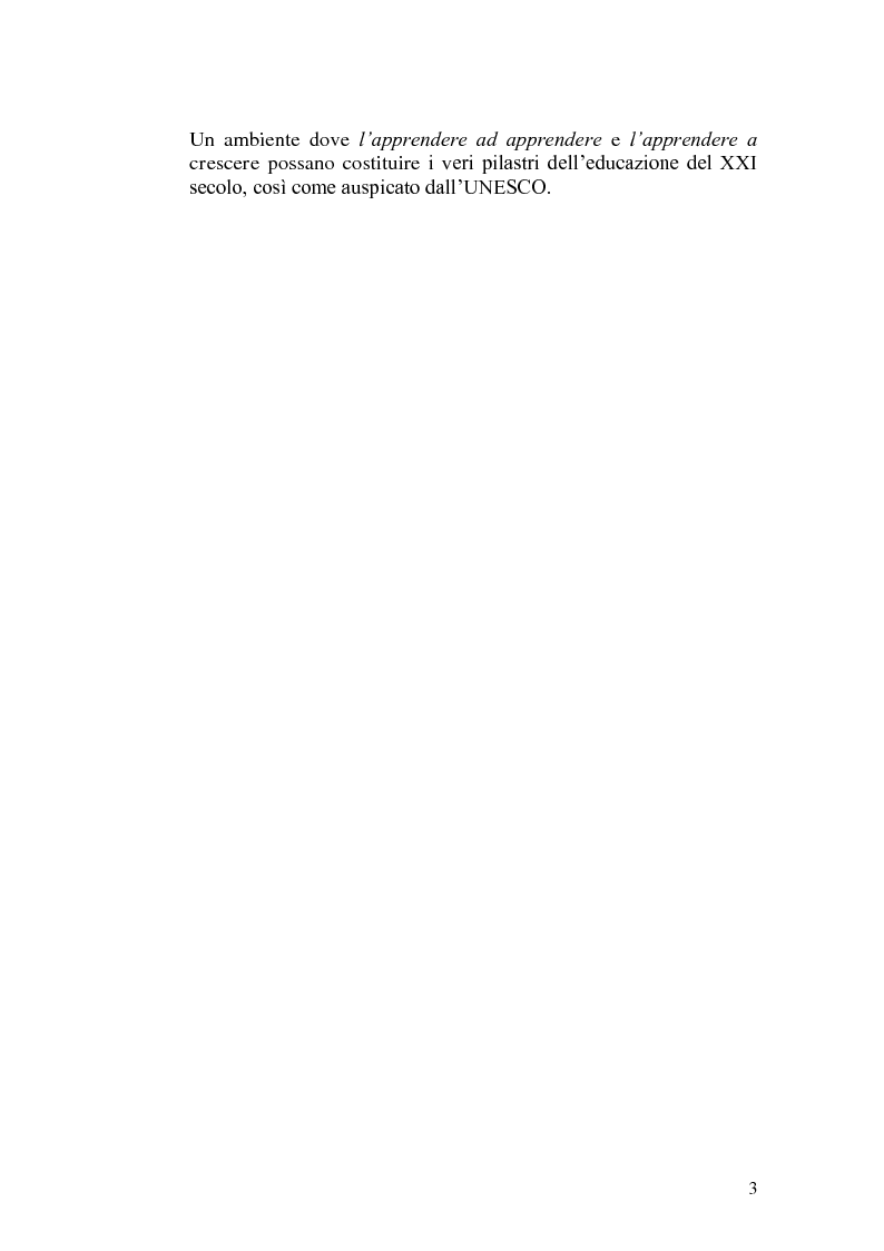 Anteprima della tesi: Una scuola nella prospettiva europea del lifelong learning. Il ruolo della dirigenza scolastica., Pagina 3
