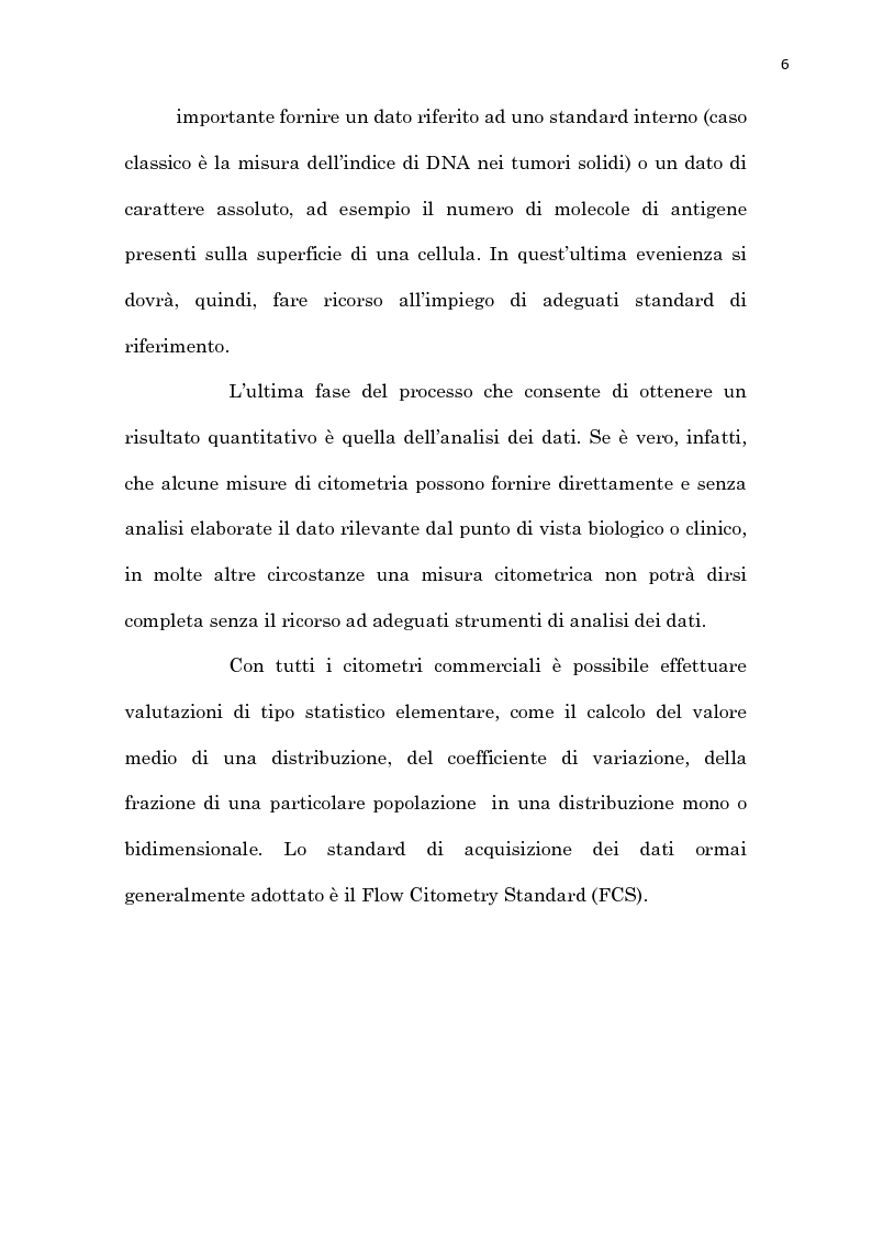 Anteprima della tesi: Studio dell’apoptosi in una linea cellulare umana di adenocarcinoma mammario - mcf 7 - mediante utilizzo di tecniche di citometria a flusso, Pagina 4