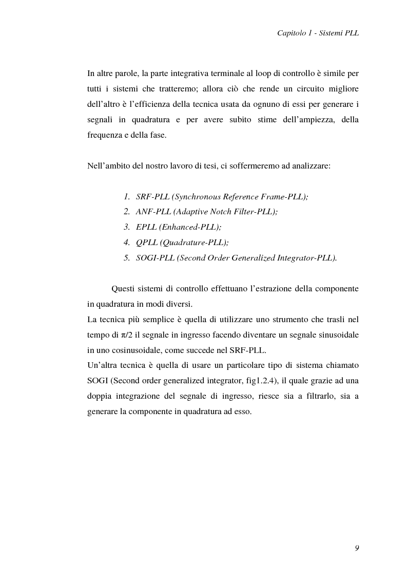 Anteprima della tesi: Implementazione su DSP TMS320F2812 di tecniche di sincronizzazione monofase, Pagina 12