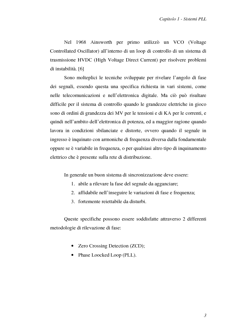Anteprima della tesi: Implementazione su DSP TMS320F2812 di tecniche di sincronizzazione monofase, Pagina 6