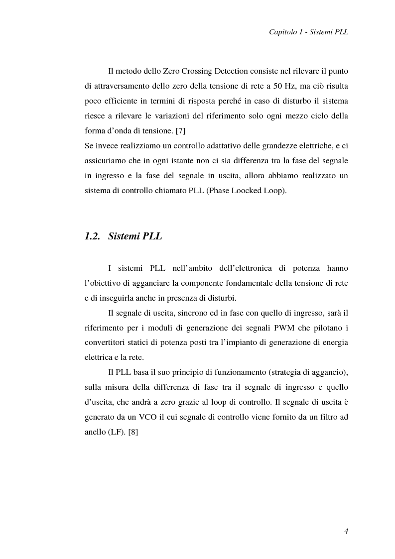 Anteprima della tesi: Implementazione su DSP TMS320F2812 di tecniche di sincronizzazione monofase, Pagina 7