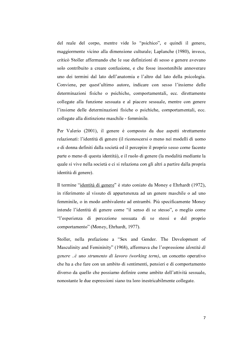 Anteprima della tesi: Disturbo dell'identità di genere: attuali direzioni di ricerca, Pagina 3