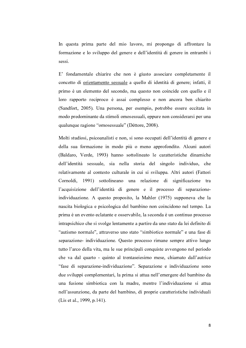 Anteprima della tesi: Disturbo dell'identità di genere: attuali direzioni di ricerca, Pagina 4