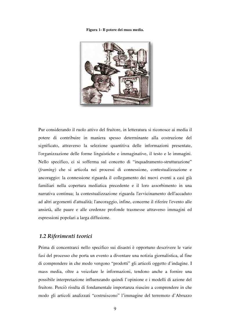 Anteprima della tesi: La rappresentazione delle catastrofi nei mezzi di informazione: il terremoto d’Abruzzo del 2009, Pagina 6